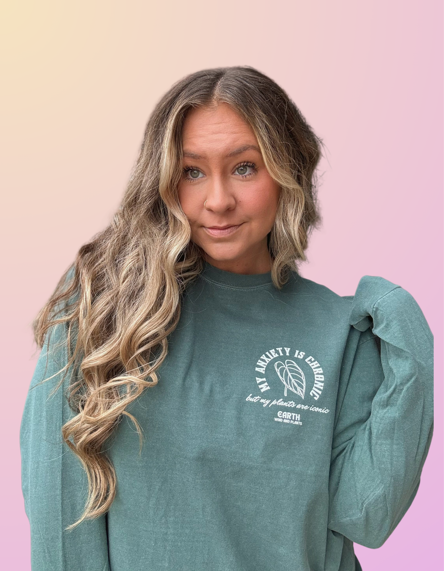 Blue Spruce "Anxiety" Long Sleeve Tee