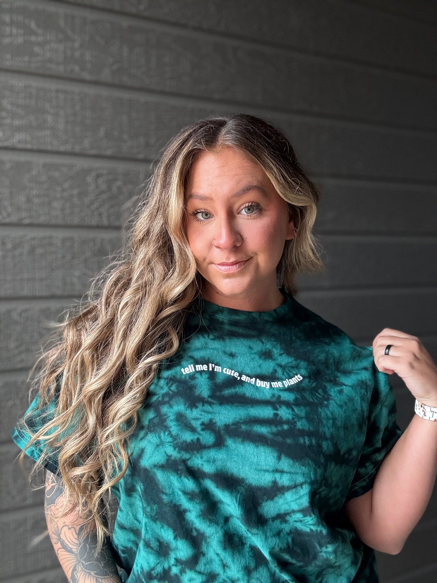 Crystal Jade "Tell Me I'm Cute" Tee