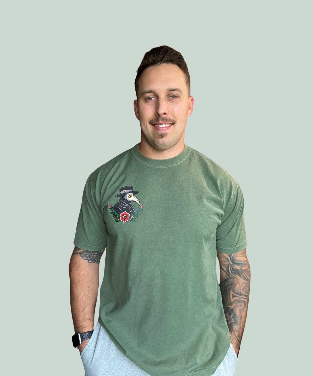 "Plague Doctor" Hemp Tee