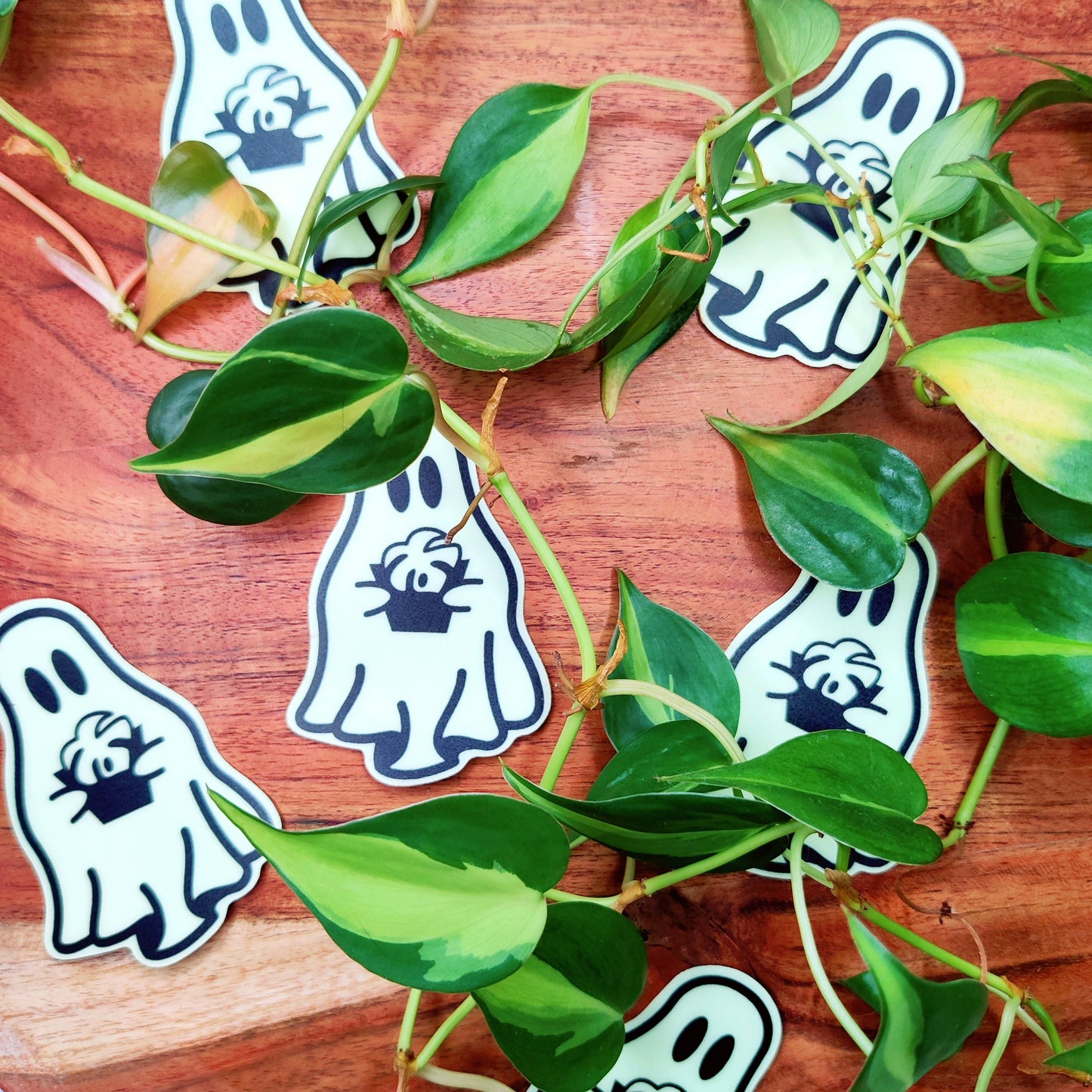 Glow in the Dark Ghost Vinyl Sticker