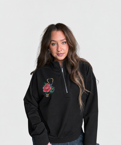 "Stethoscope" Women's Quarterzip