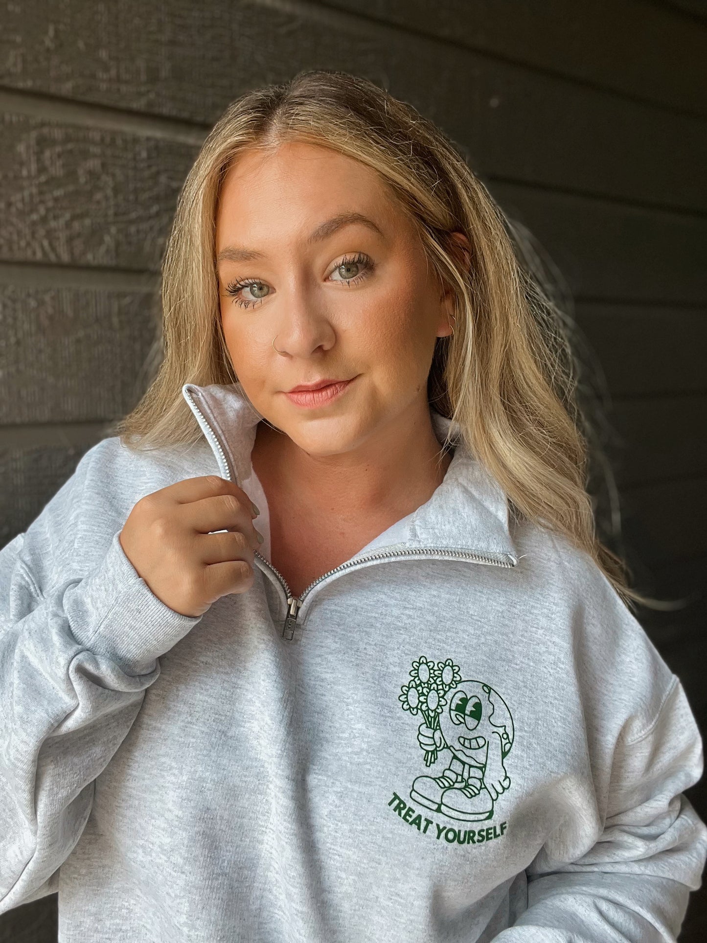 Treat Yourself Quarter Zip