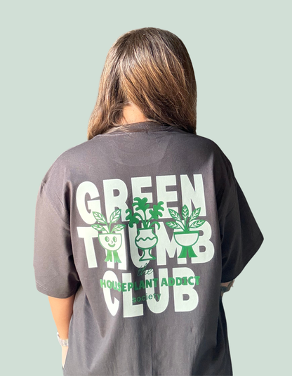 "Green Thumb Club" Graphite Tee