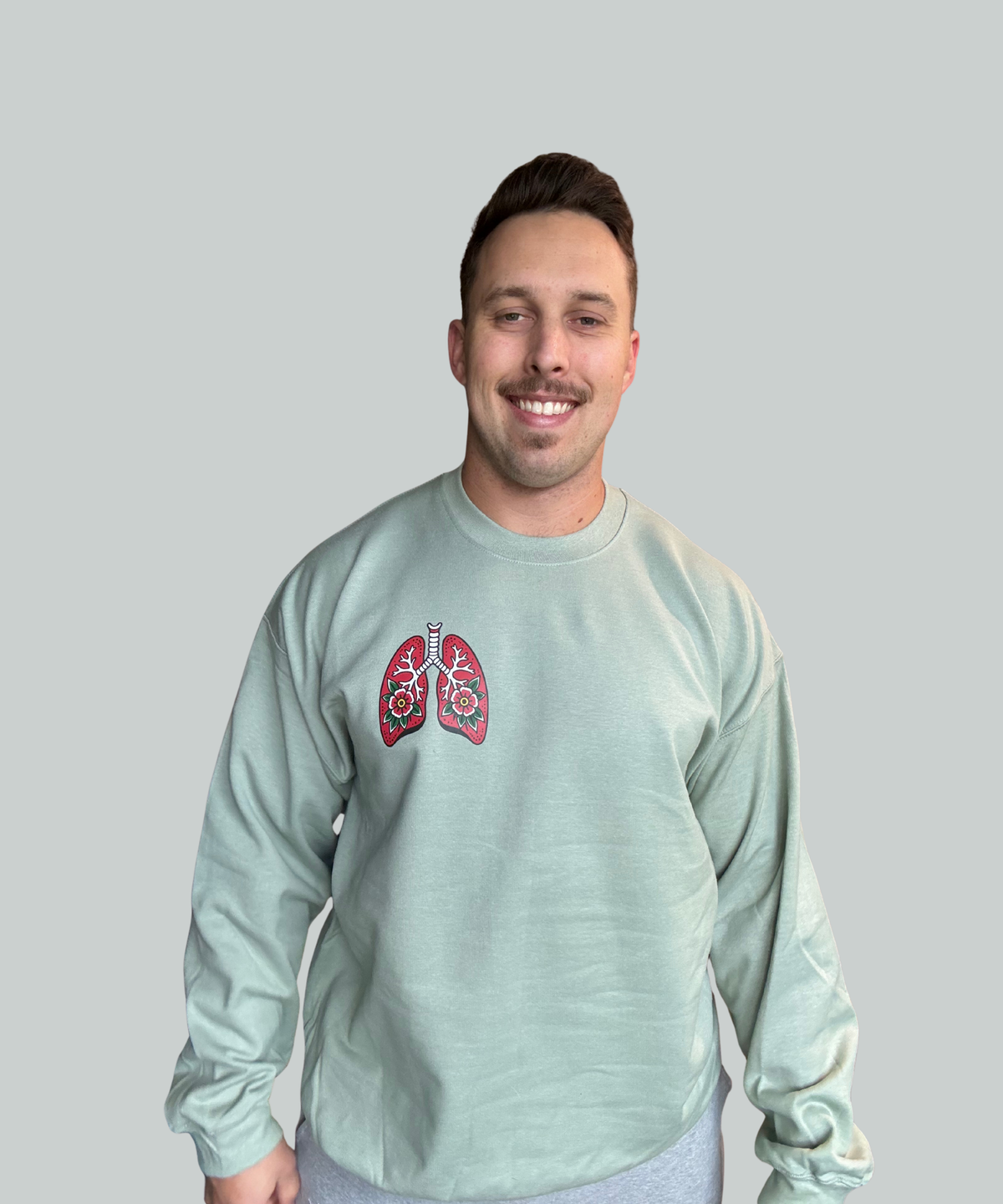 "Deep Breath" Crewneck Sweatshirt